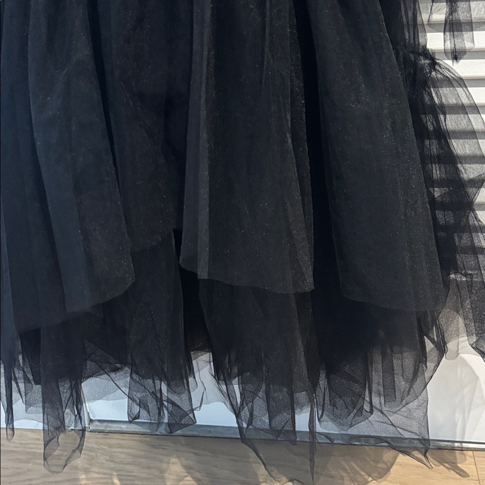 CORSET TULLE GOWN IN BLACK - Picture 4 of 6